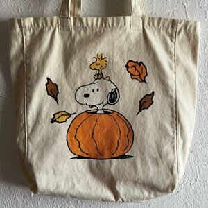 Fall Snoopy Tote Bag